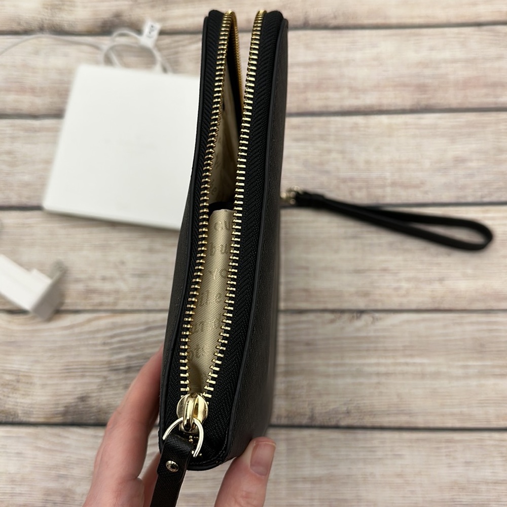Kate Spade Everpurse Black Large Quentin Wristlet - Picture 7 of 10